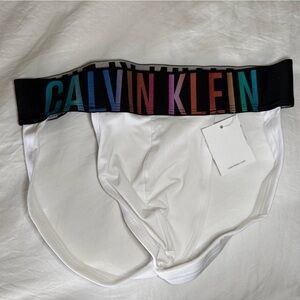 Calvin Klein White Pride collection jock strap